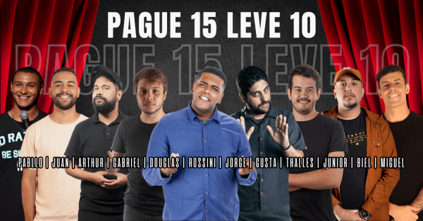 Imagem do evento Pague 15 Leve 10 - Stand Up em BH