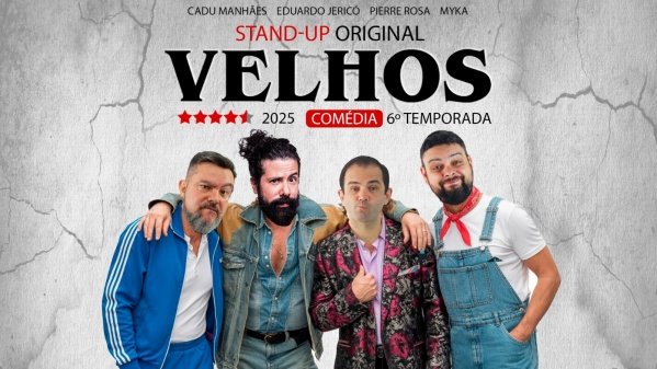 Imagem do evento Os Velhos stand-up comedy na Casa da Glória [17/07]