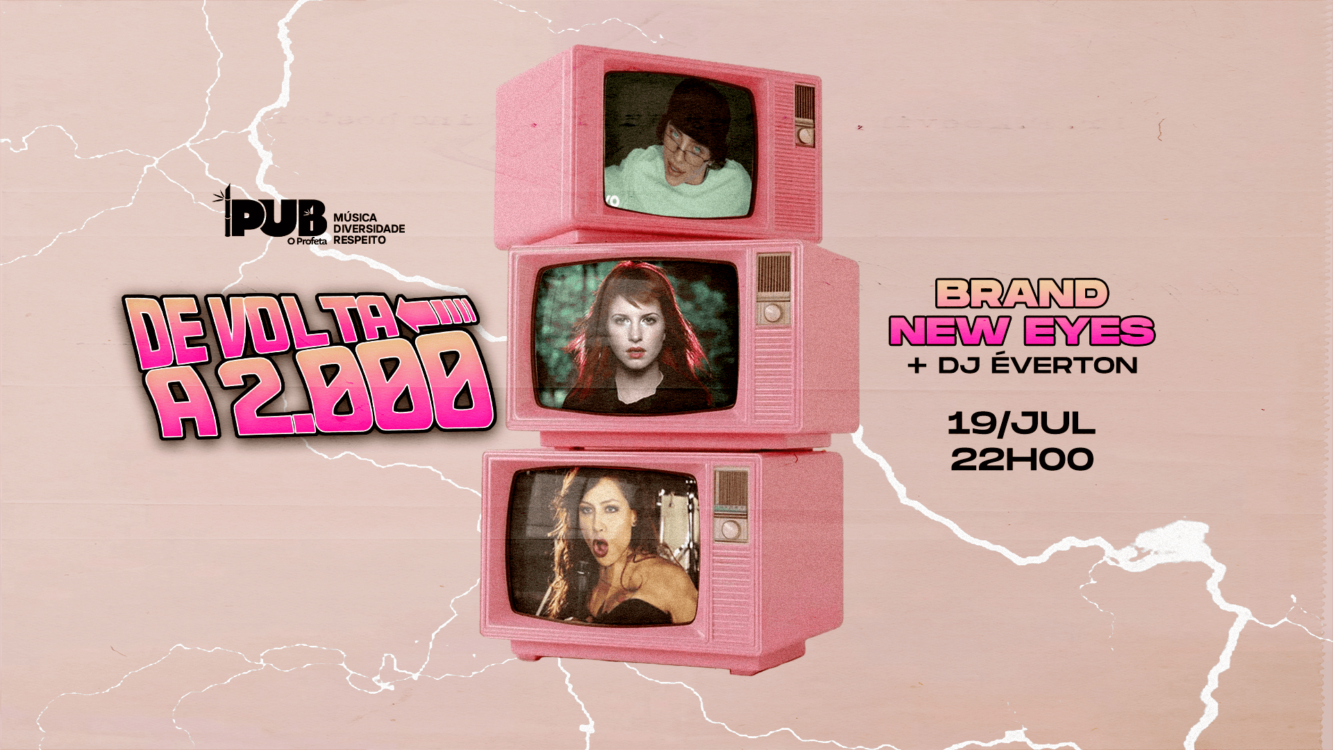 De volta para 2000 c/ Banda Brand New Eyes + Dj Everton