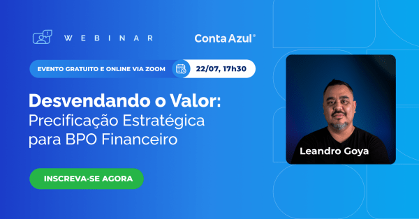 Imagem do evento Webinar : Desvendando o Valor: Precificação Estratégica para BPO Financeiro
