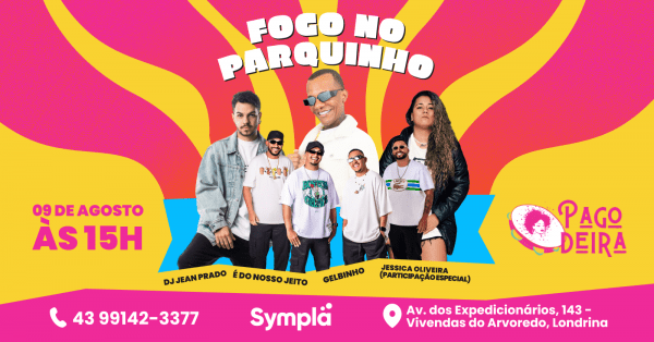 Imagem do evento Pagodeira - Fogo no Parquinho