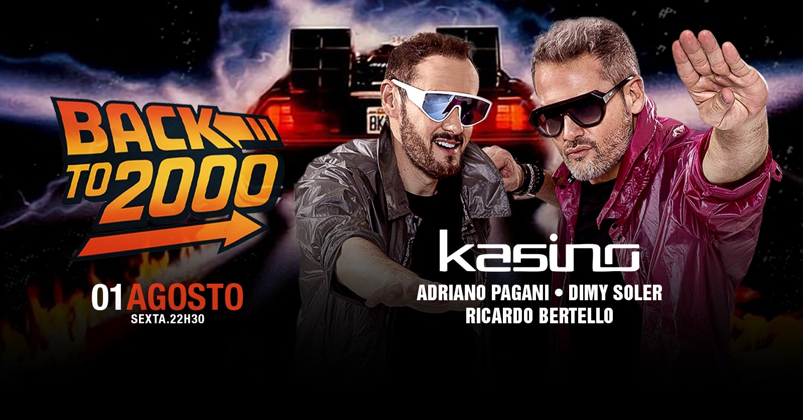 Back to 2000 apresenta KASINO @ Toca em São Paulo - Sympla