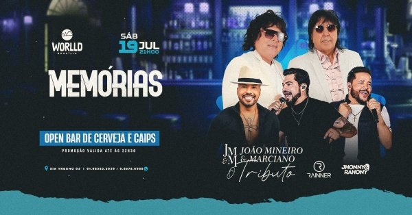 Imagem do evento MEMÓRIAS |Worlld Brasília