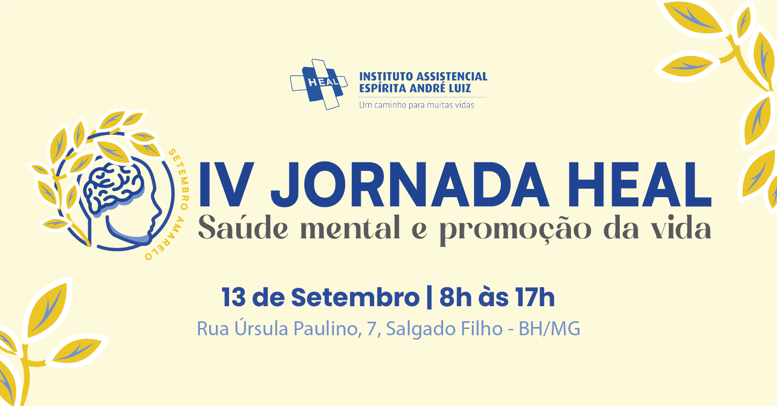 IV Jornada HEAL: Saúde Mental e Promoção da Vida