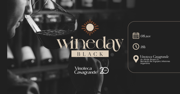 Imagem do evento Wine Day Black - 20 anos