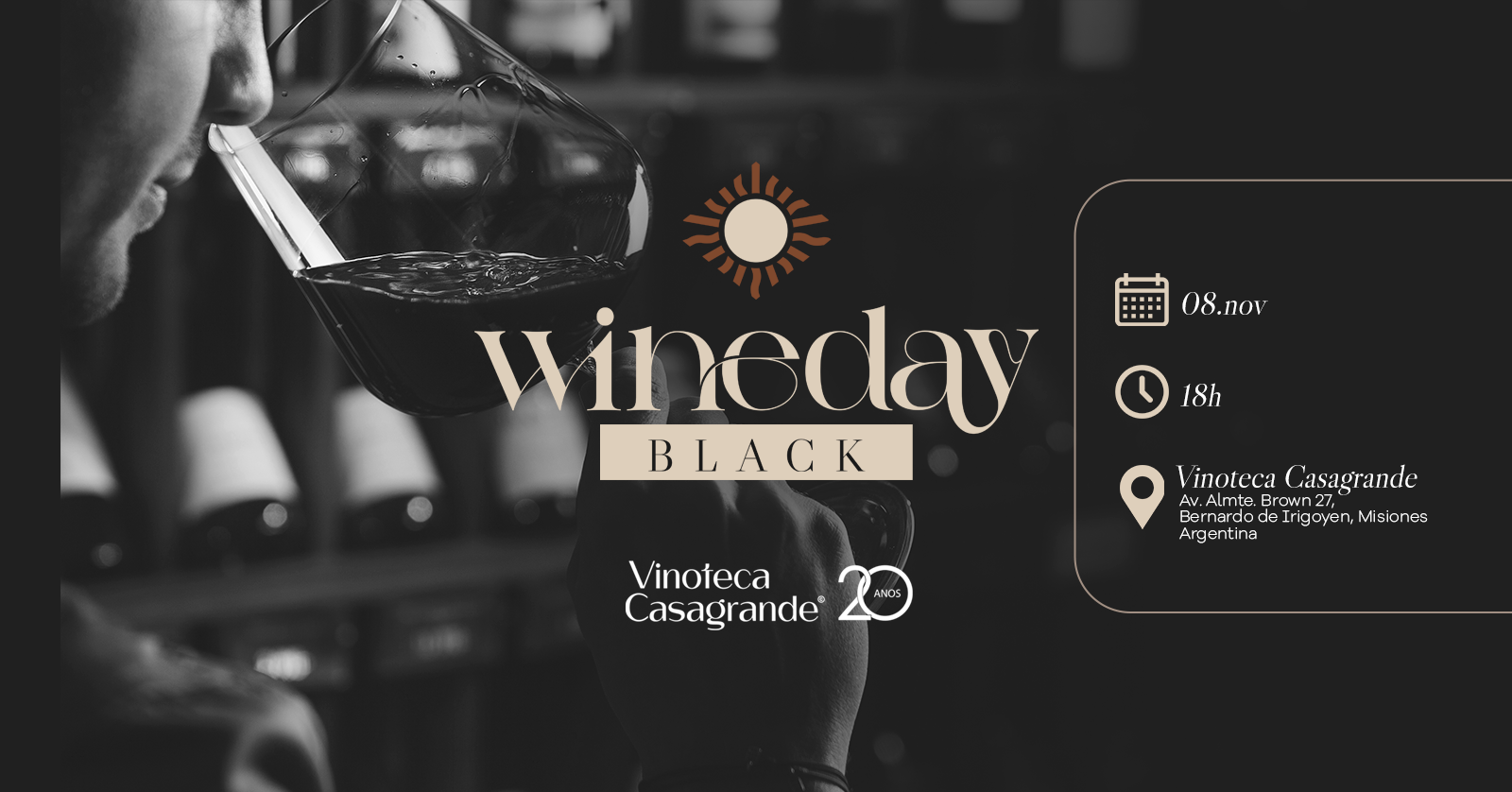 Wine Day Black - 20 anos