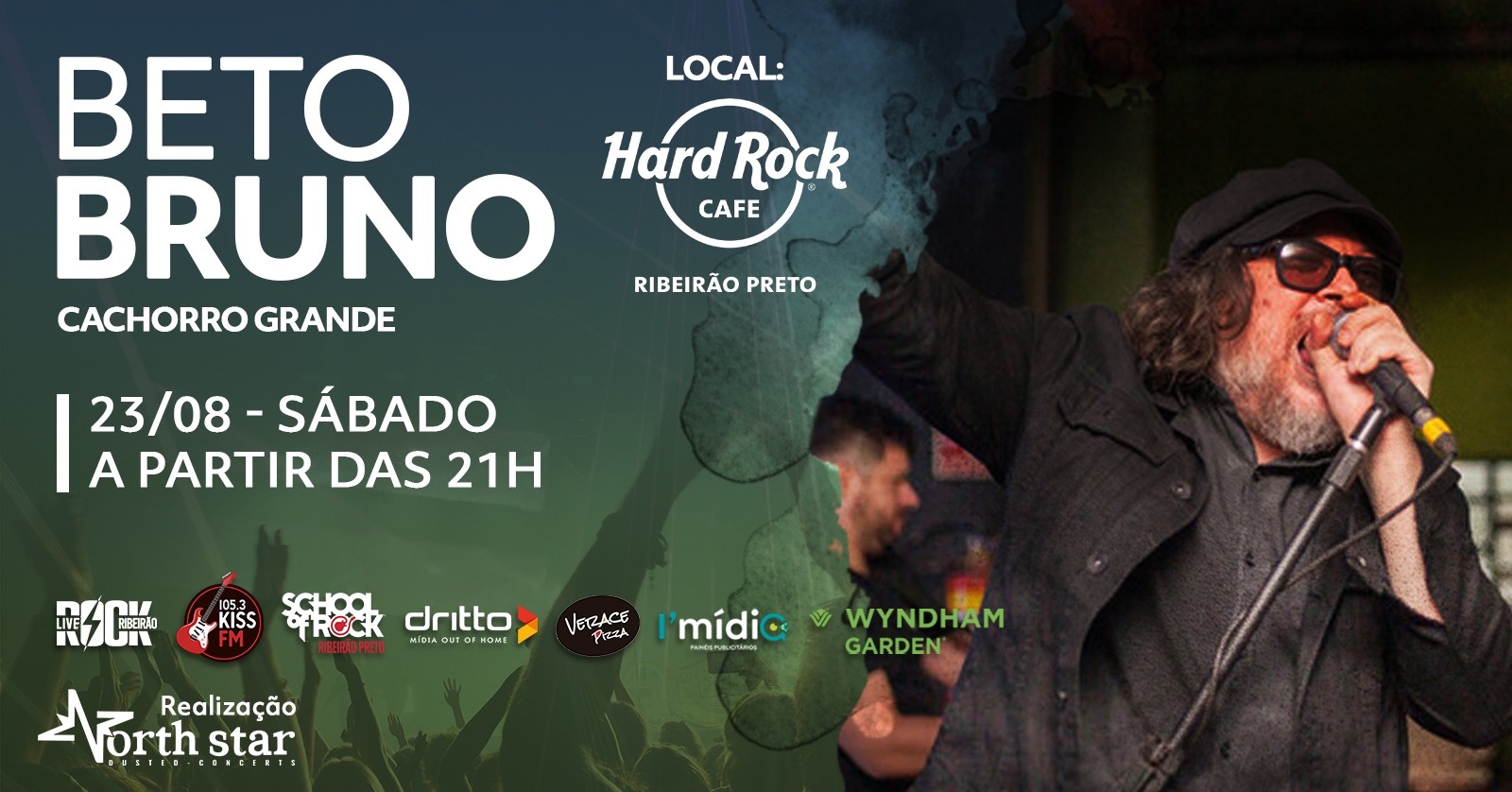 Beto Bruno – O Som da Cachorro Grande no Hard Rock Cafe