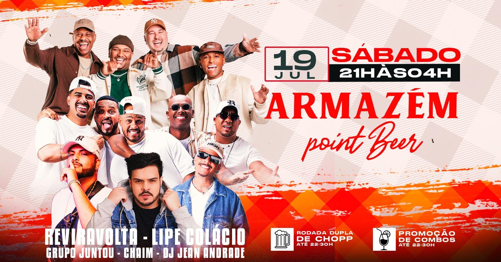 ARMAZEM - SÁBADO 19/07
