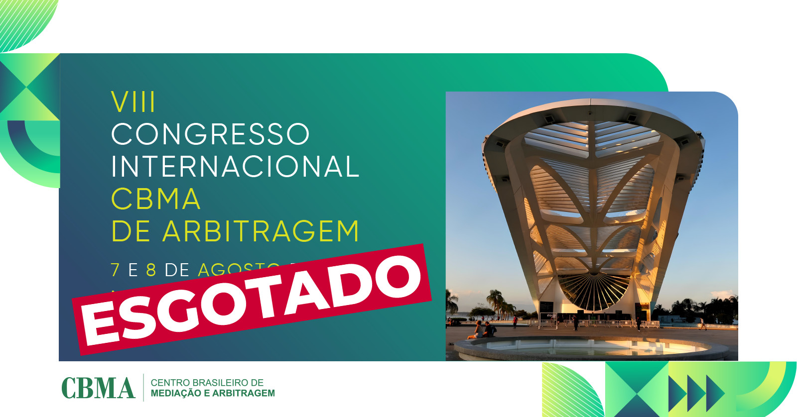 VIII Congresso Internacional CBMA de Arbitragem