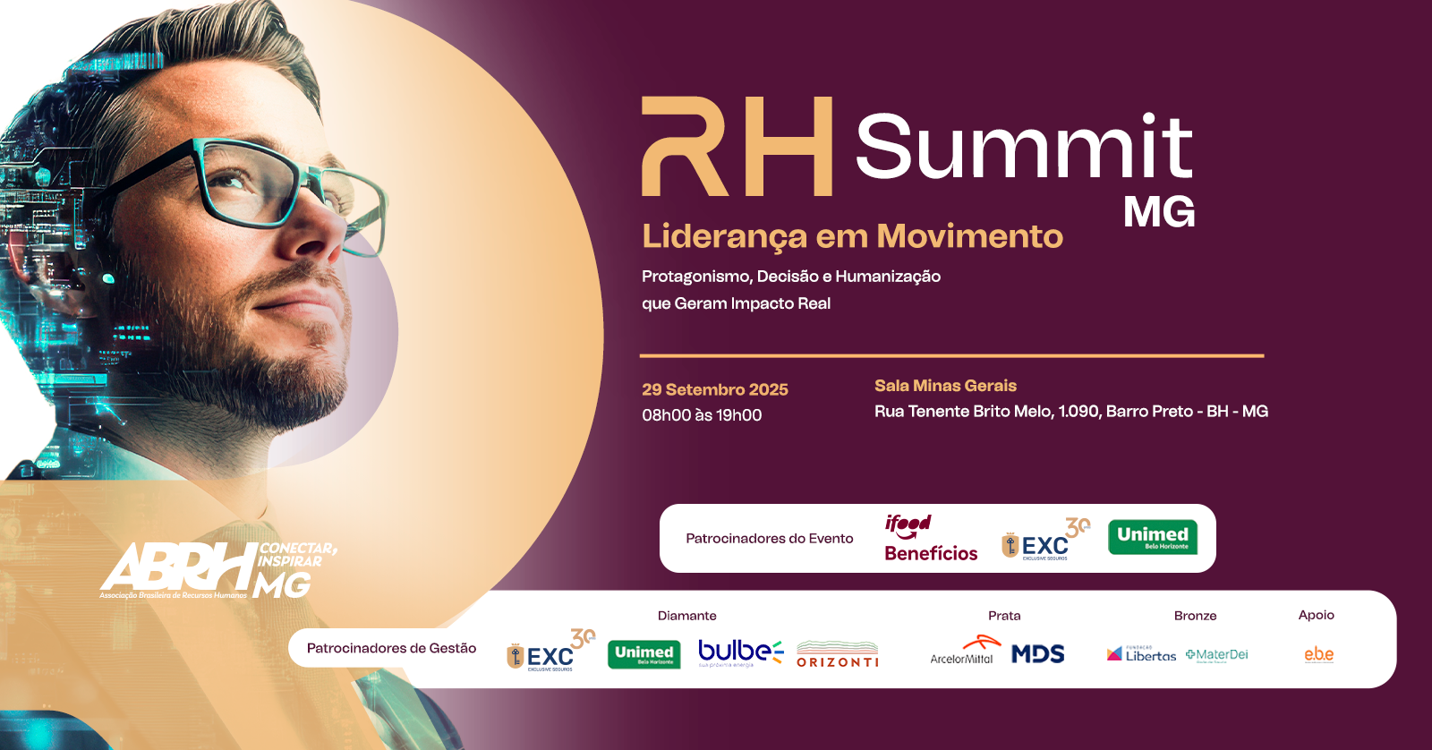 RH SUMMIT MG: Liderança em Movimento - Protagonismo, decisão e humanização que geram impacto real