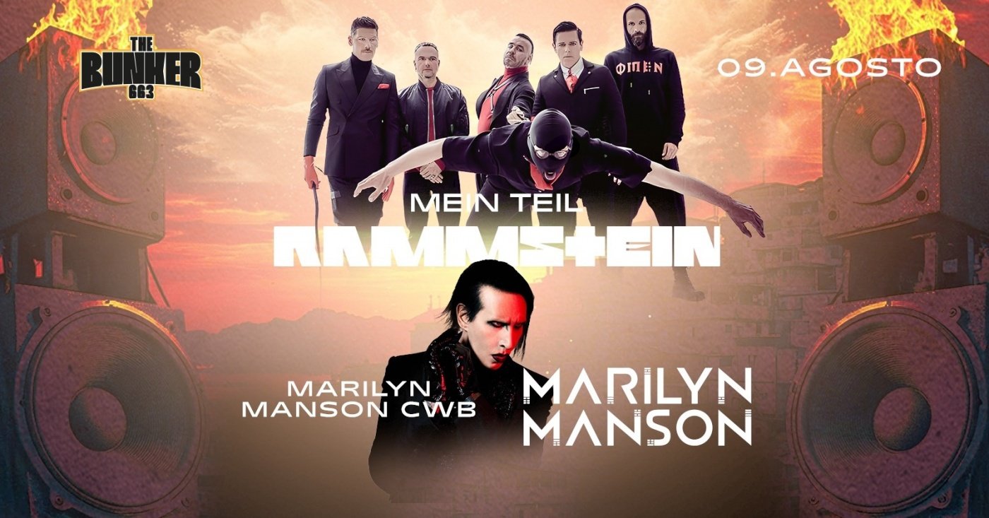 RAMMSTEIN x MARILYN MANSON em Balneário Camboriú - Sympla