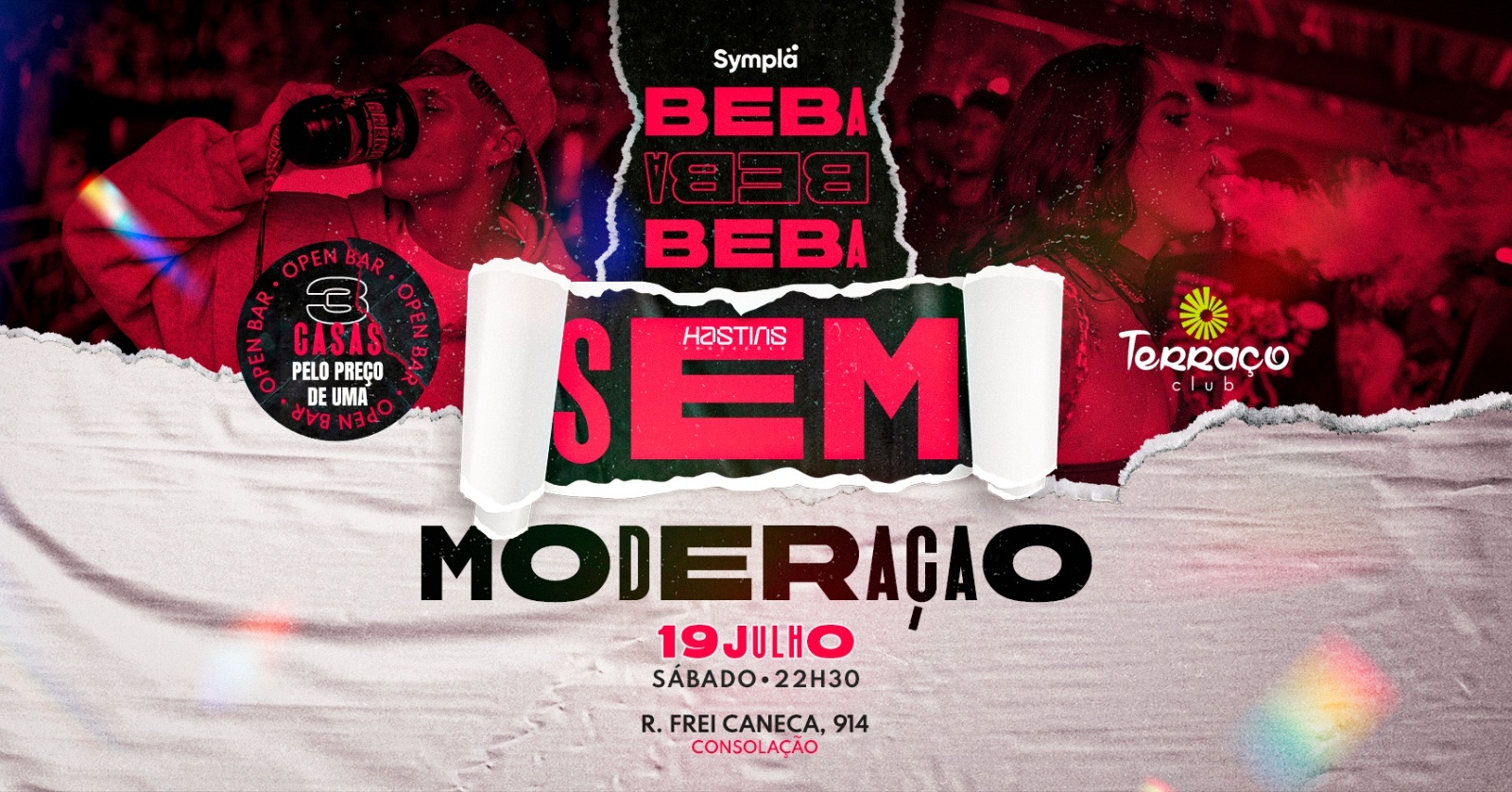 BEBA SEM MODERAÇÃO | OPEN-BAR