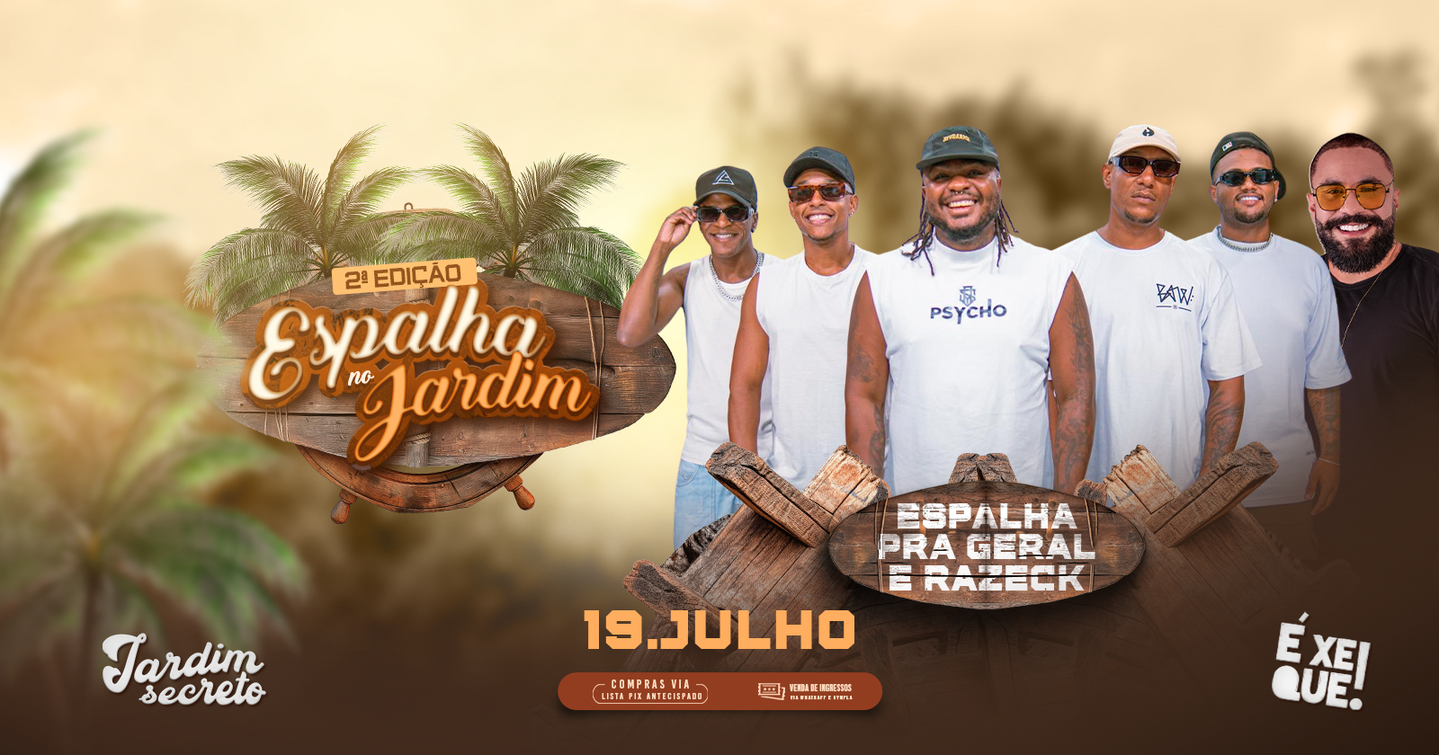 2ª EDIÇÃO ESPALHA NO JARDIM