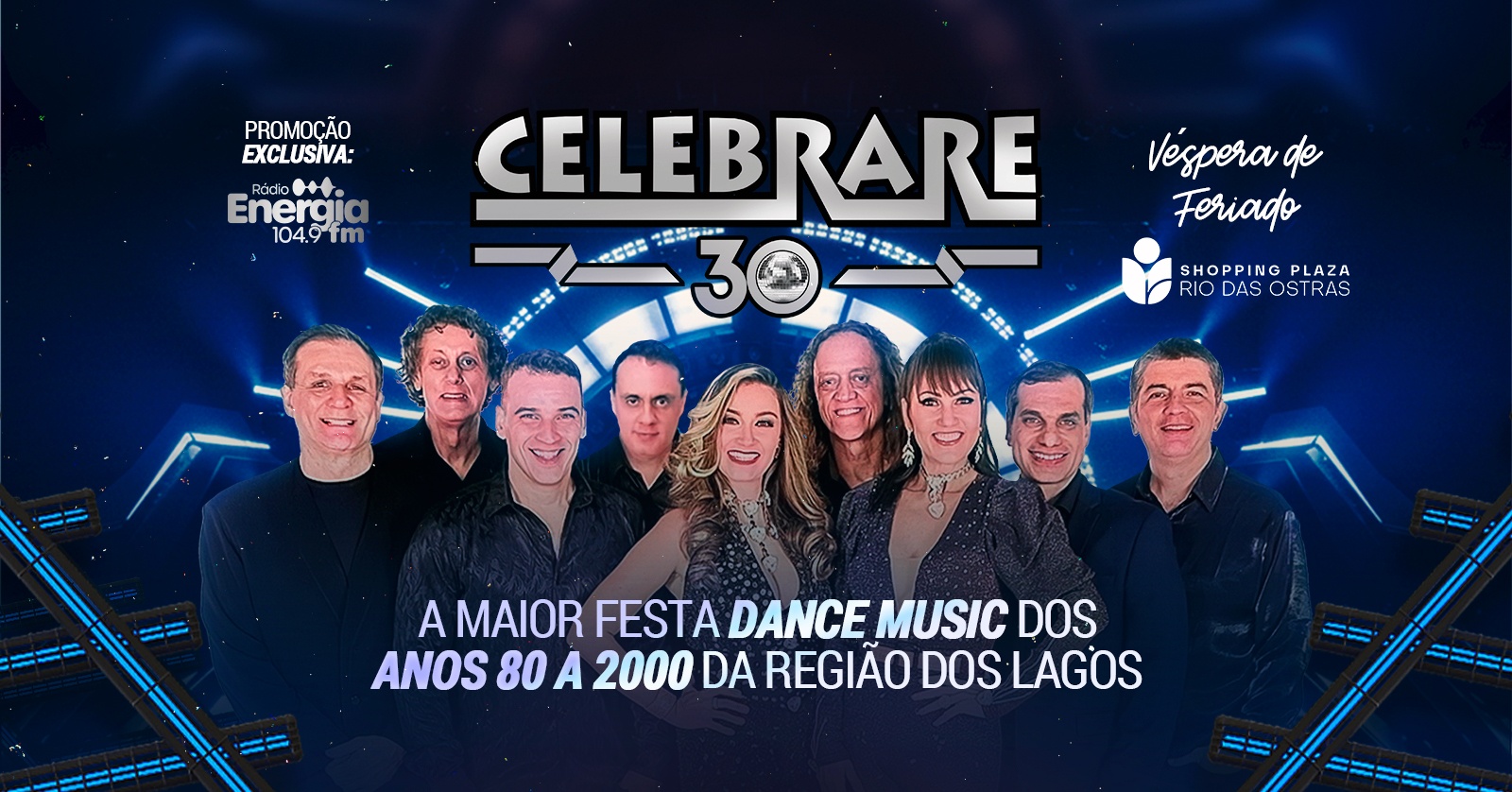 Banda Celebrare | 06SET (21h) | Arena Plaza Rio das Ostras