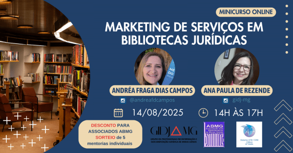 Imagem do evento Marketing de Serviços em bibliotecas jurídicas