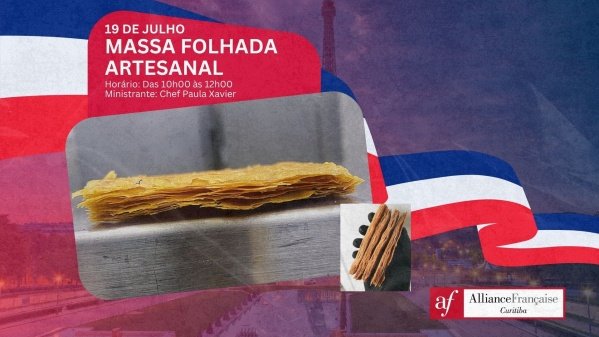 Imagem do evento Atelier de Massa Folhada Artesanal com a Chef Paula Xavier