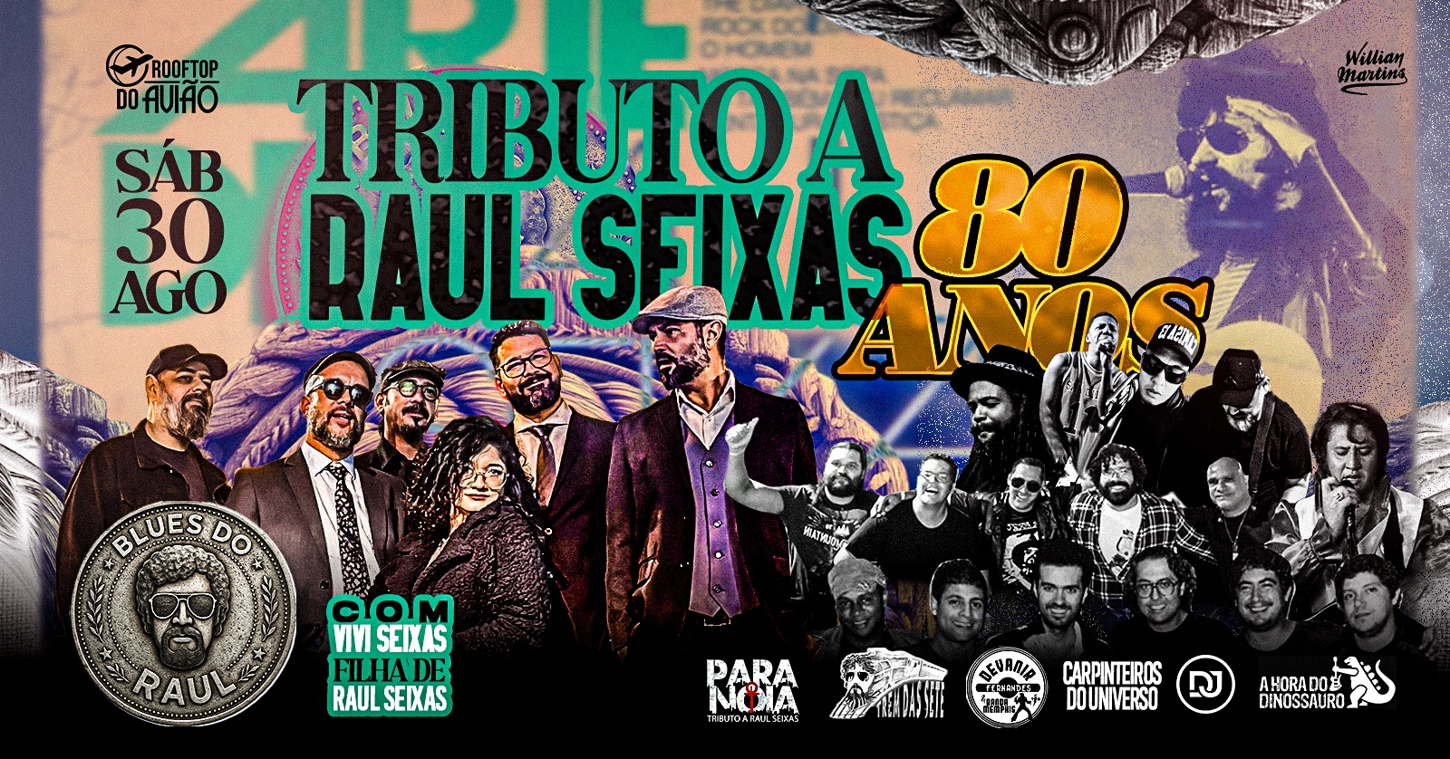 TRIBUTO AO RAUL SEIXAS | 80 ANOS