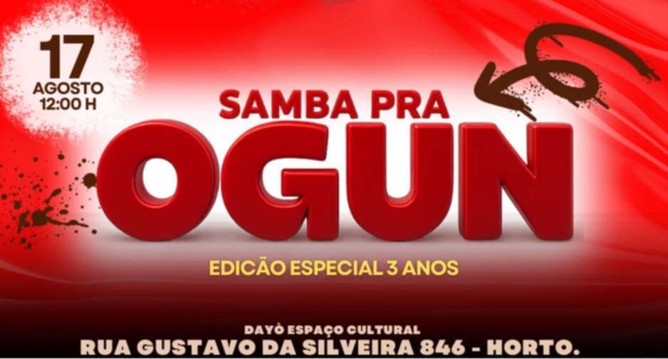 Aniversário 3 Anos Samba pra Ogun