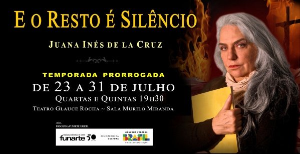 Imagem do evento E o Resto é Silêncio - Juana Inés de la Cruz