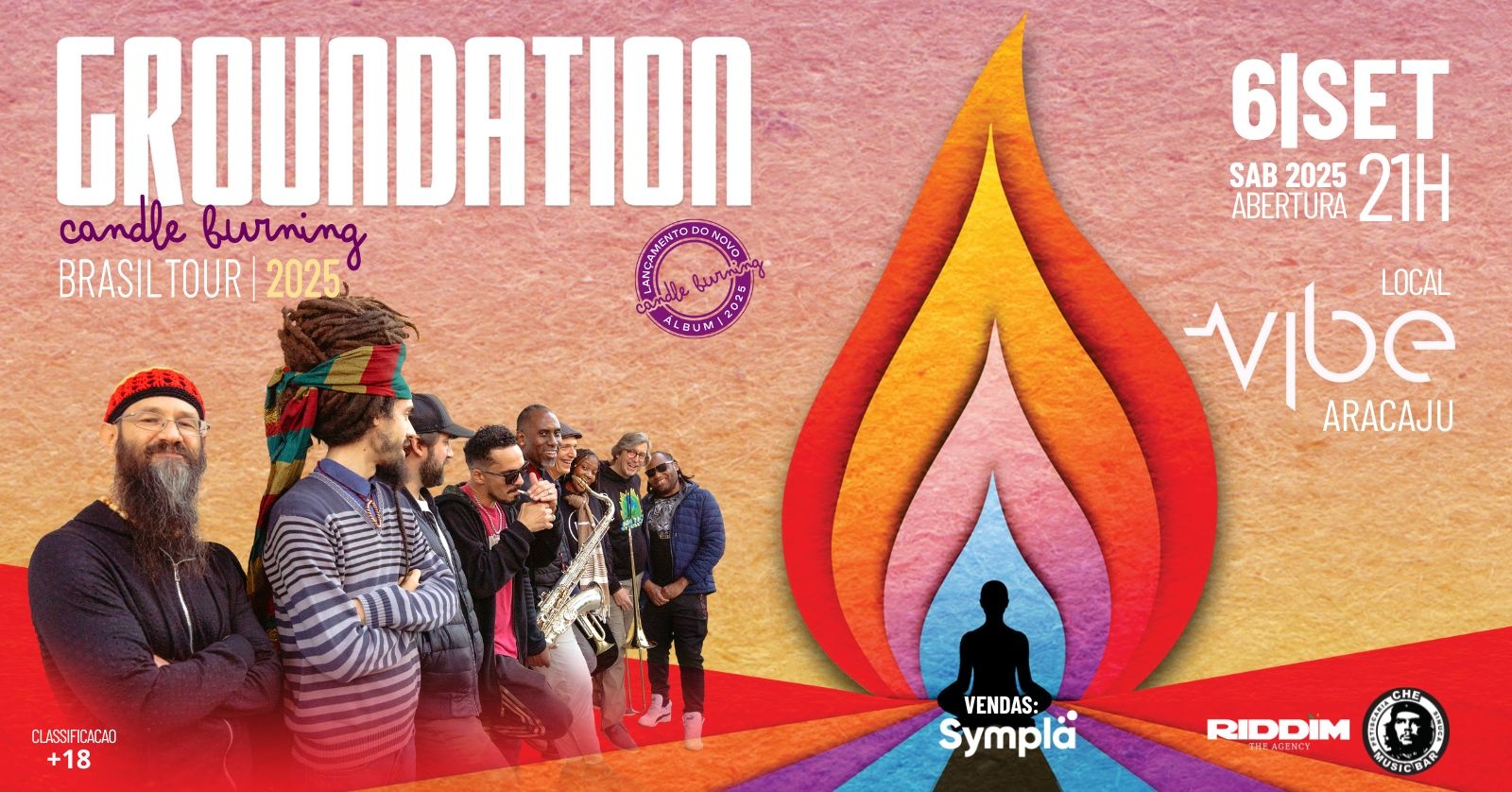 Groundation em Aracaju - Candle Burning Brasil Tour 2025!