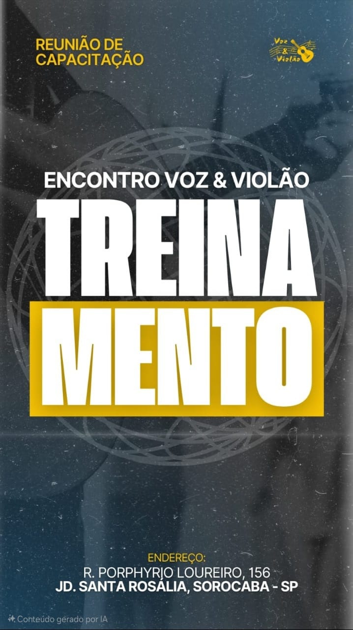 Capelania Hospitalar - Voz e Violão: Reunião de Treinamento
