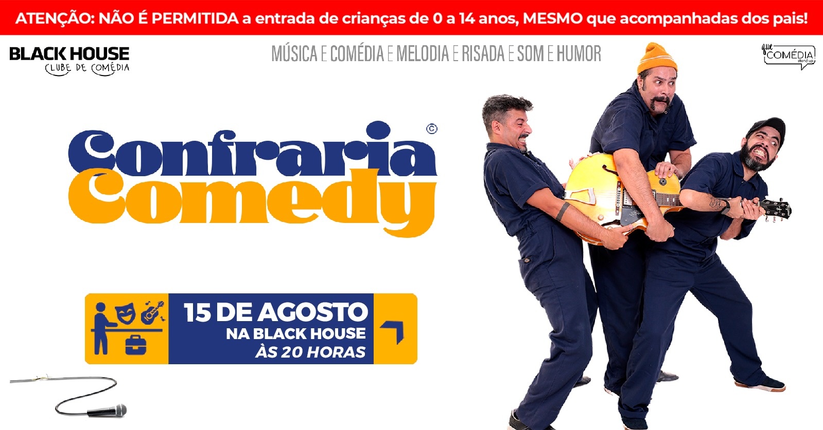 CONFRARIA COMEDY EM SOROCABA  - COM TUCA GRAÇA, ANDRÉ PATETA E RICK MINERVINO