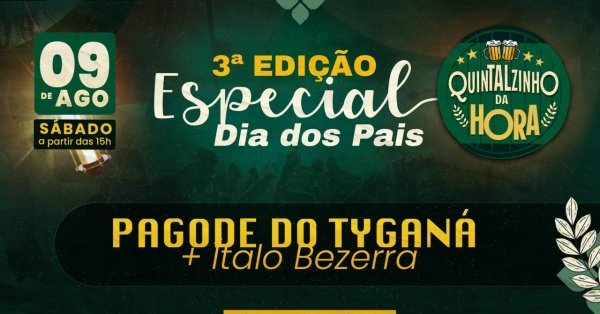 Imagem do evento Quintalzinho da Hora - Especial dia dos Pais