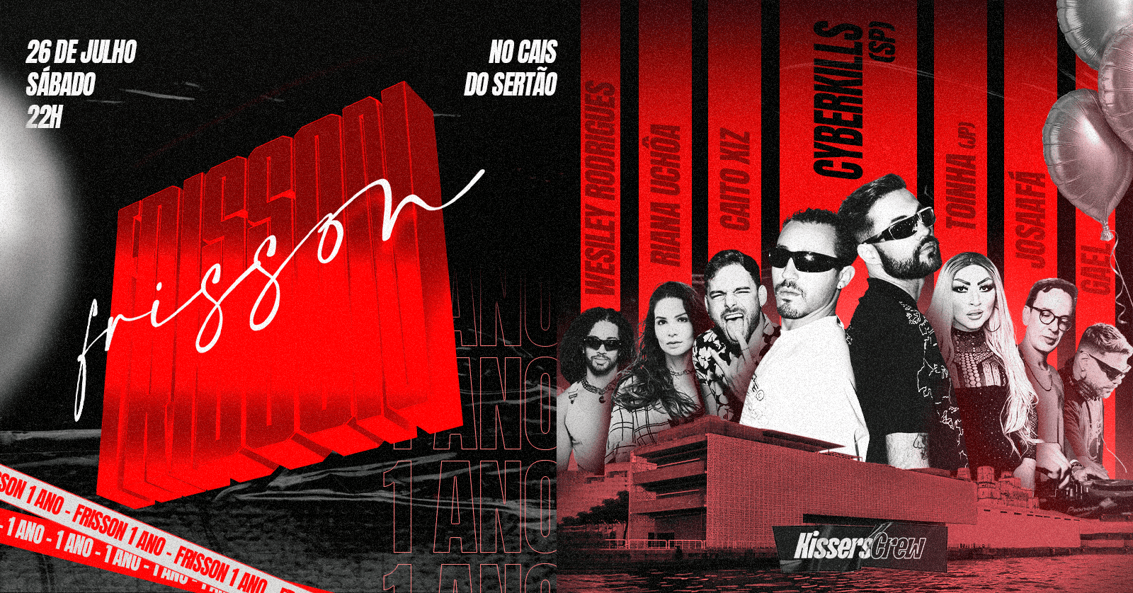 FRISSON :: 1 ANO :: CAIS DO SERTÃO!
