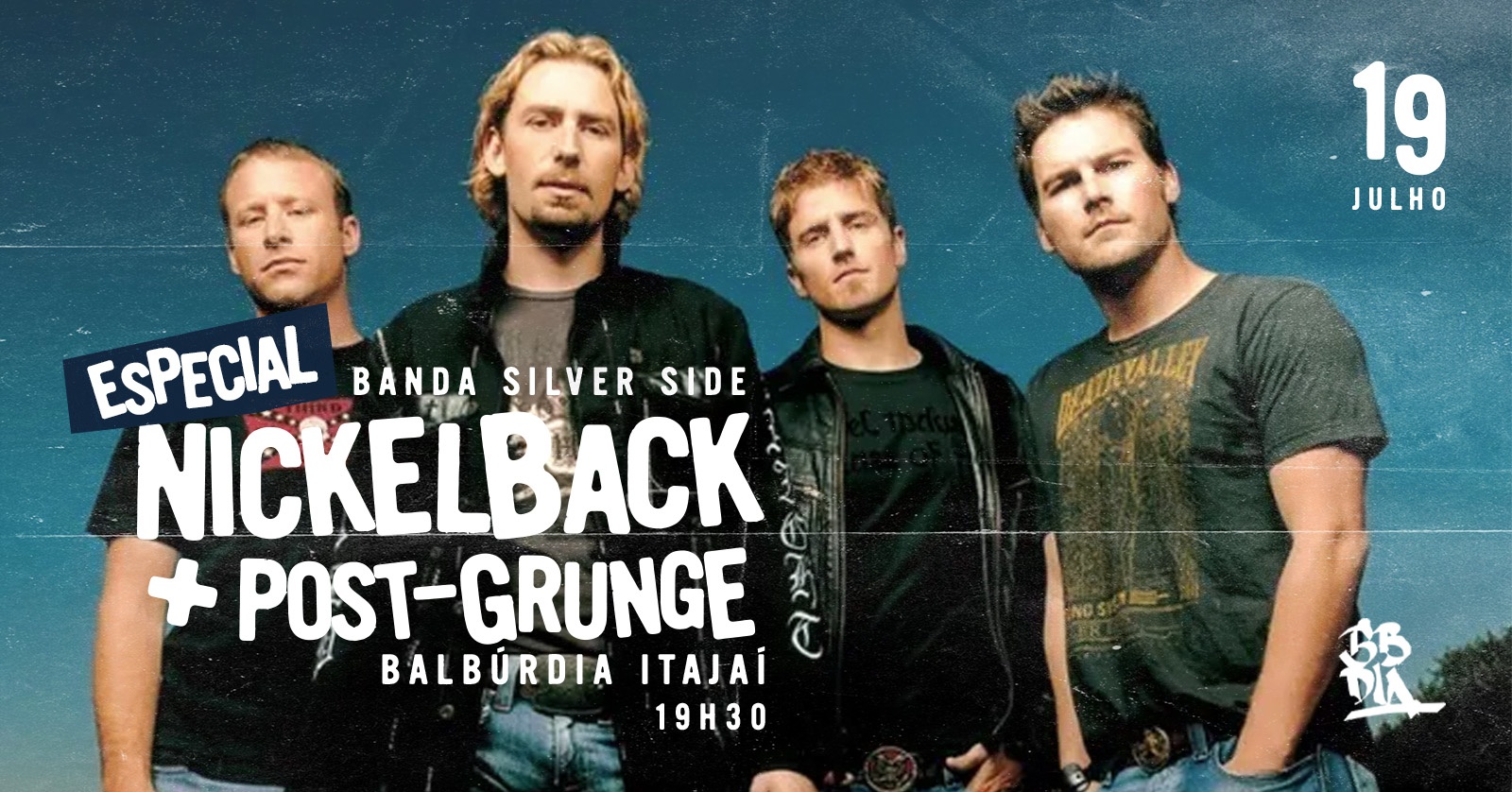 ESPECIAL NICKLEBACK + POST GUNGE  - COM A BANDA SILVER SIDE