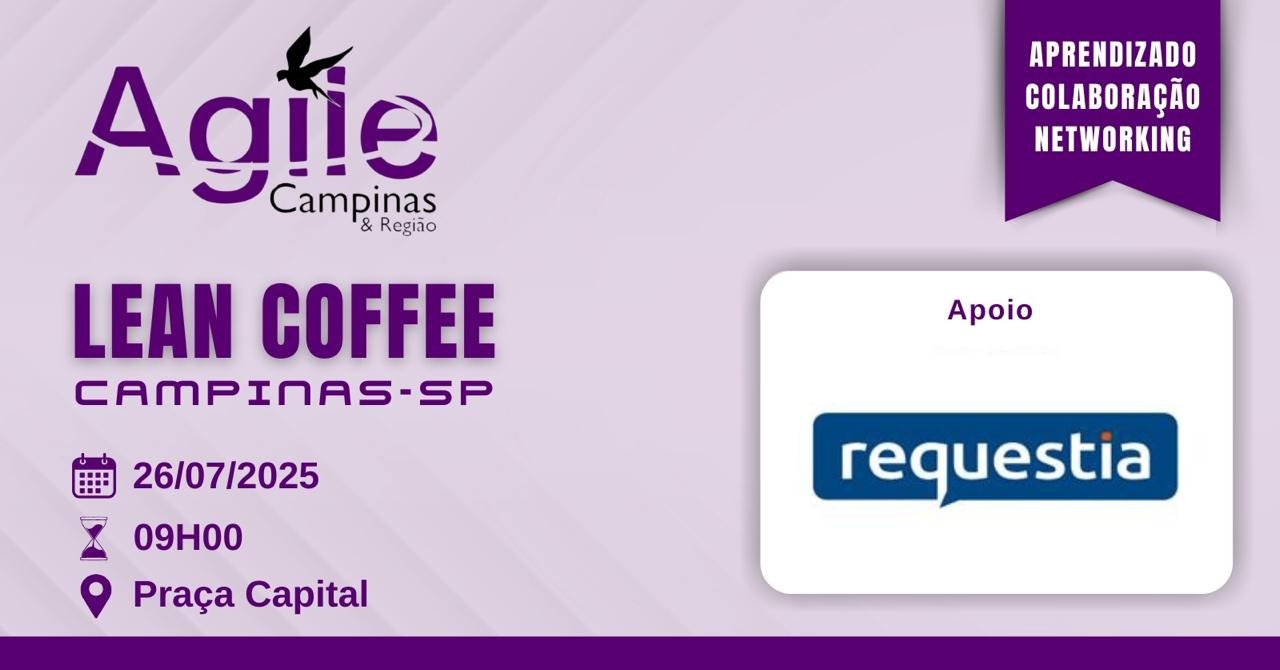 LEAN COFFEE - Edição julho/2025 REQUESTIA