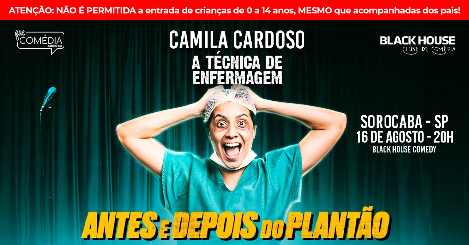A TECNICA DE ENFERMAGEM  - CAMILA CARDOSO - STAND UP COMEDY EM SOROCABA 