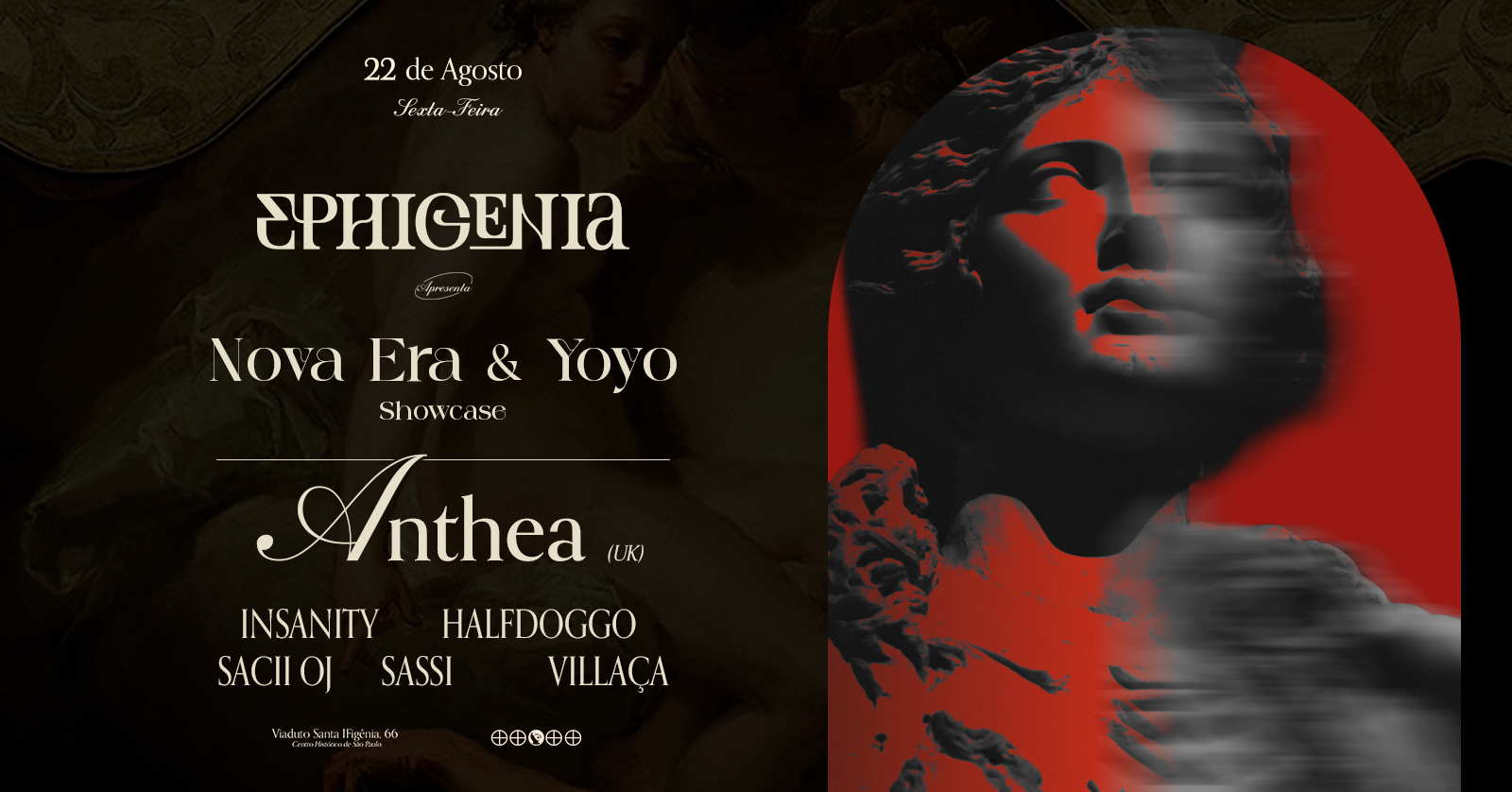 YOYO & NOVA ERA SHOWCASE C/ ANTHEA (UK)  @ EPHIGENIA