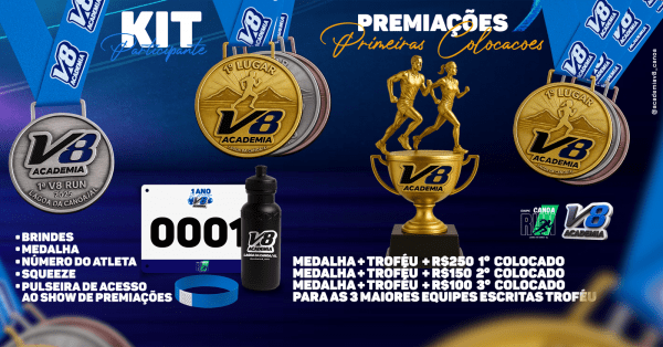 Banner 1° V8 Run