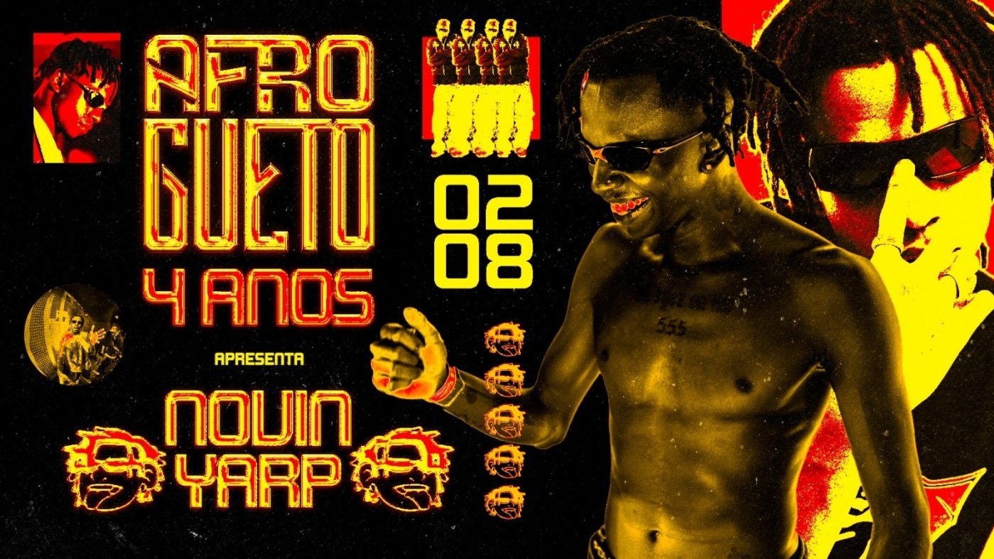Novin Rashedi Barredo AFROGUETO 4 ANOS apresenta NOVIN YARP em Campo Grande - Sympla