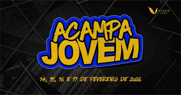 Imagem do evento ACAMPA JOVEM VIVER 2026