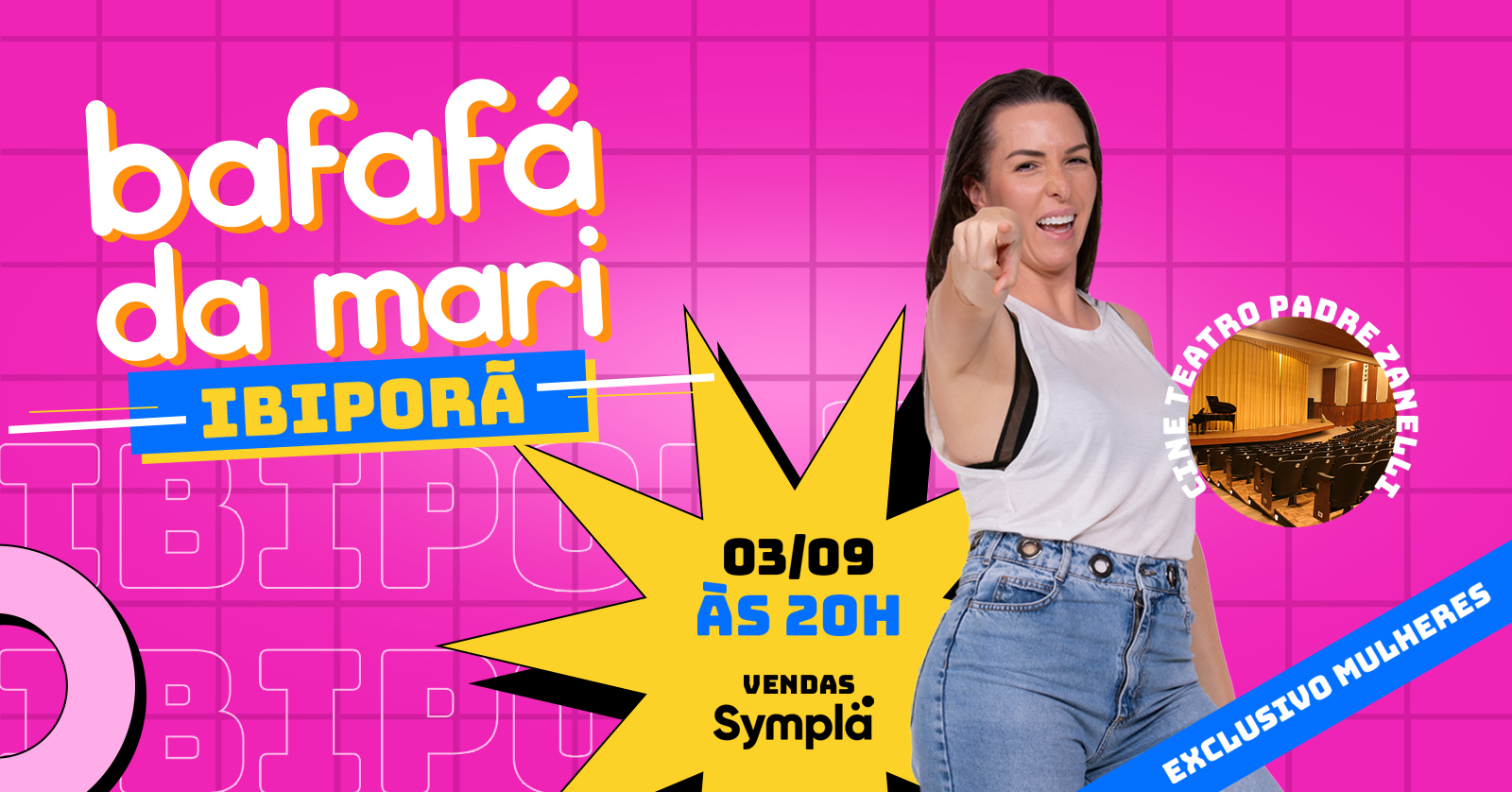 Bafafá com Mari Bernini em Ibiporã