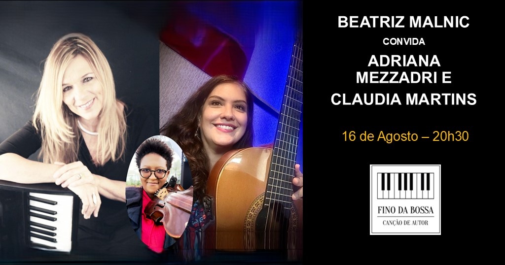 Beatriz Malnic e Adriana Mezzadri no Fino da Bossa