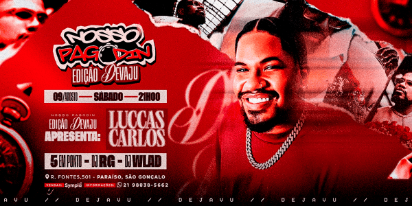 Imagem do evento NOSSO PAGODIN COM LUCCAS CARLOS