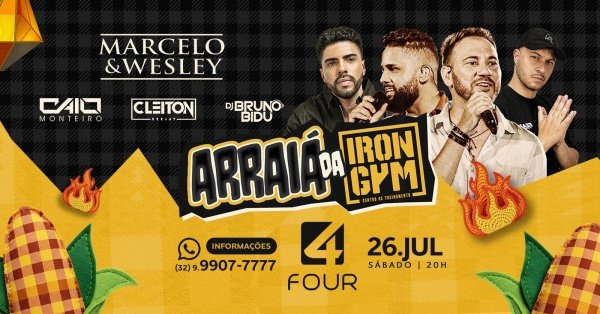 Imagem do evento FOUR | Arraiá da IRON GYM