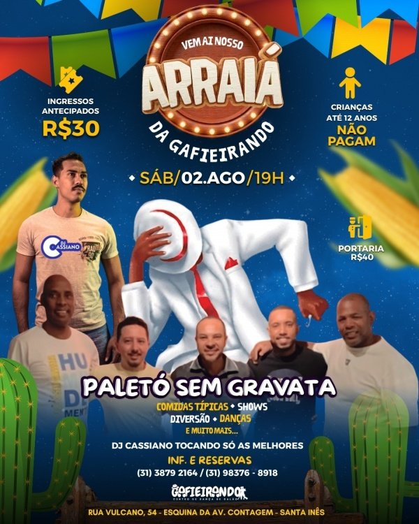 Imagem do evento Arraiá da Gafieirando