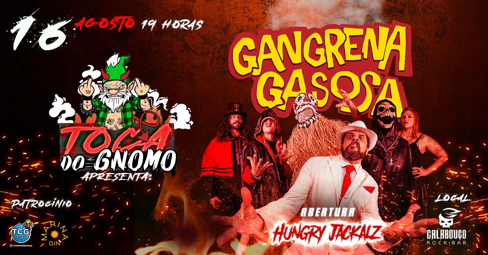 Toca do Gnomo apresenta: GANGRENA GASOSA!