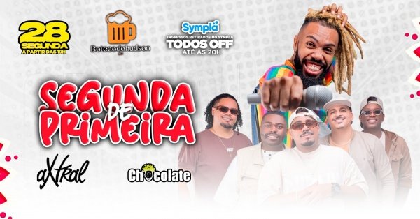 Imagem do evento SEGUNDA DE PRIMEIRA no Boteco do Hudson!