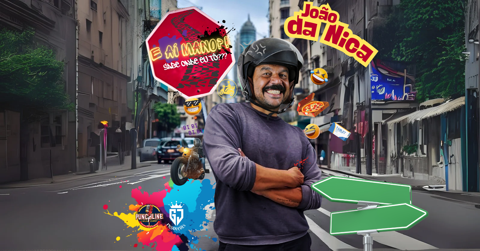 Image for the event: João da Nica em "E aí mano?!Sabe onde eu tô??"