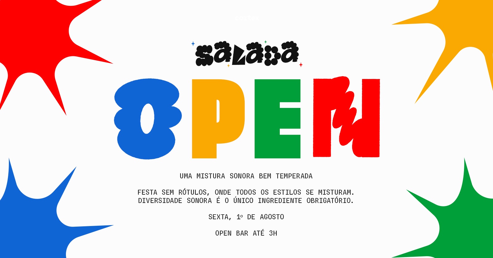 SALADA - OPEN BAR | 01.08 | SEX 
