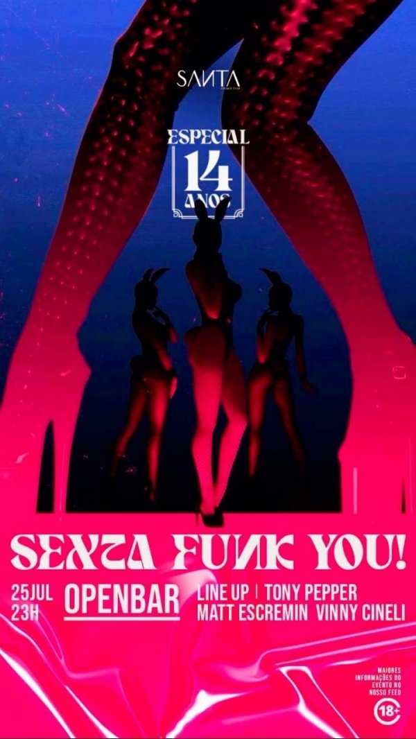 Imagem do evento Funk You Especial 14 Anos