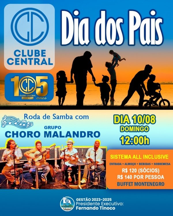 Imagem do evento Dia dos Pais no clube Central