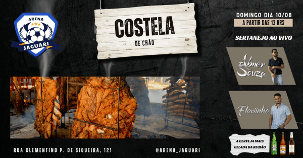 Imagem do evento Costela de Chão | Arena Jaguari | 10/08/2025