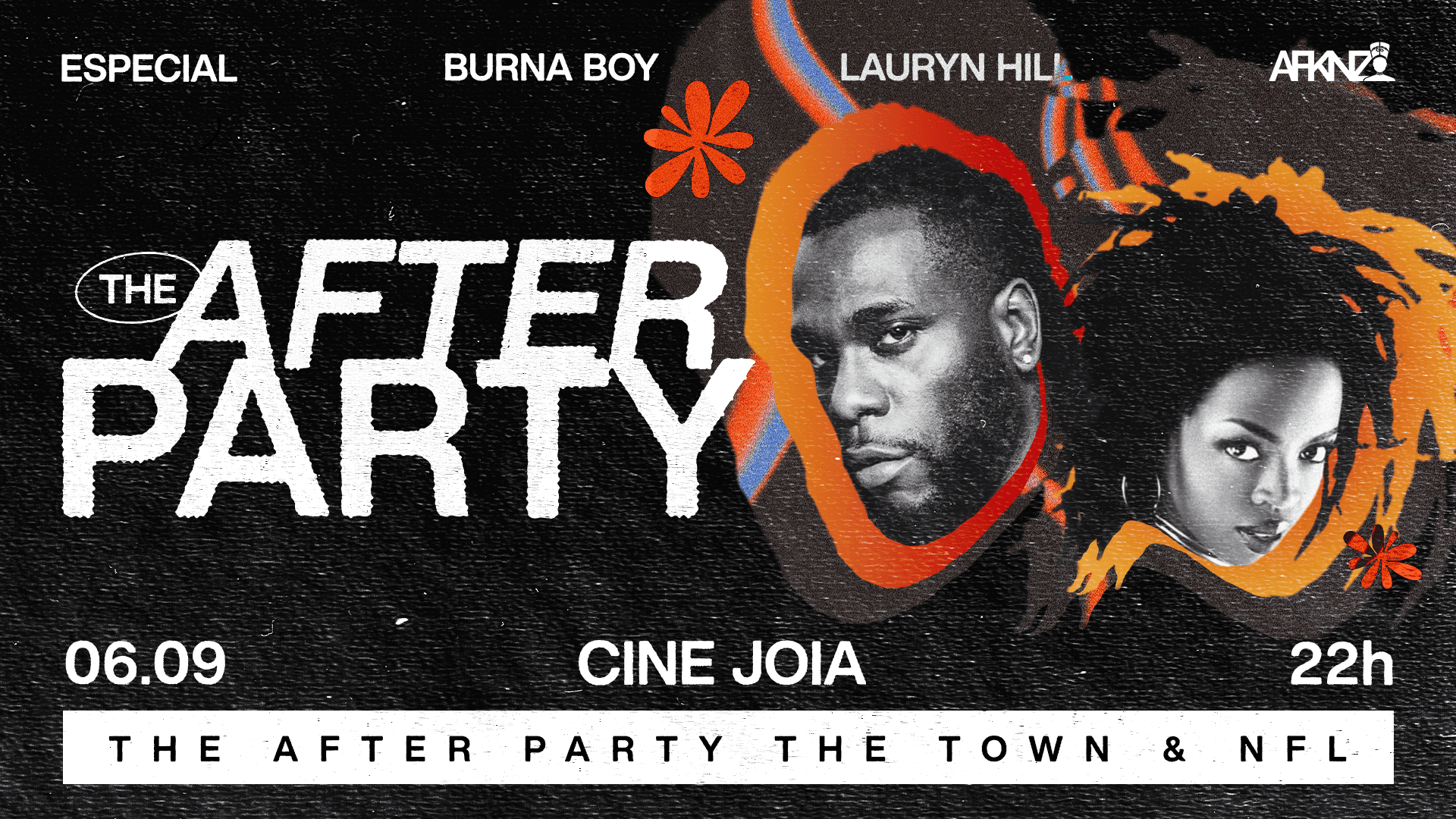 AFRICANIZE PARTY: ESPECIAL BURNA BOY E  LAURYN HILL