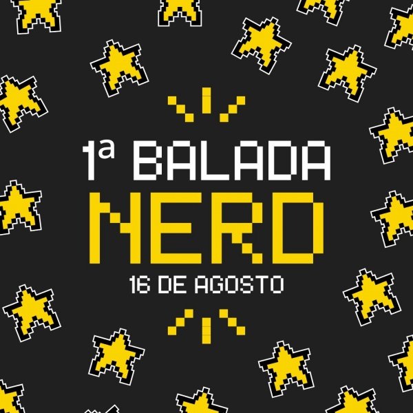 Banner 1ª Balada Nerd  Especial de Aniversário!