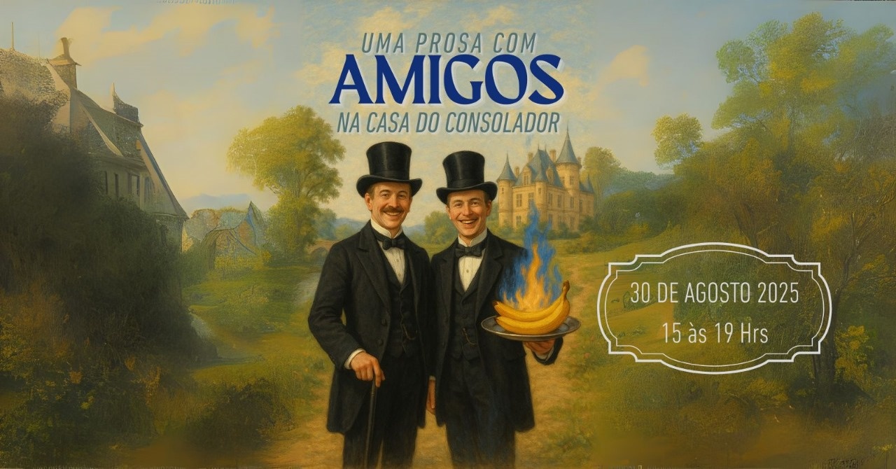 Uma prosa com amigos na Casa do Consolador